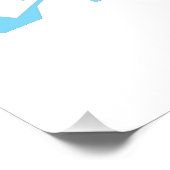 Liberale Schneeflockenproteste Zeichen oder Poster (Ecke)