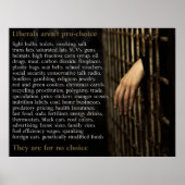 Liberale sind nicht gegen die Wahl Poster (Vorne)