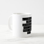 Liberale sind nur Konservative Kaffeetasse (Vorderseite Links)