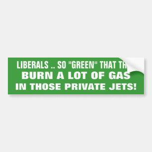 LIBERALE. SO "GRÜNEN SIE, DASS SIE VIEL GAS AUTOAUFKLEBER