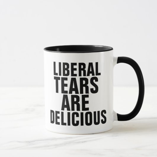 LIBERALE TEAREN SIND DELIZENTE Kaffeemuggel Tasse (Rechts)