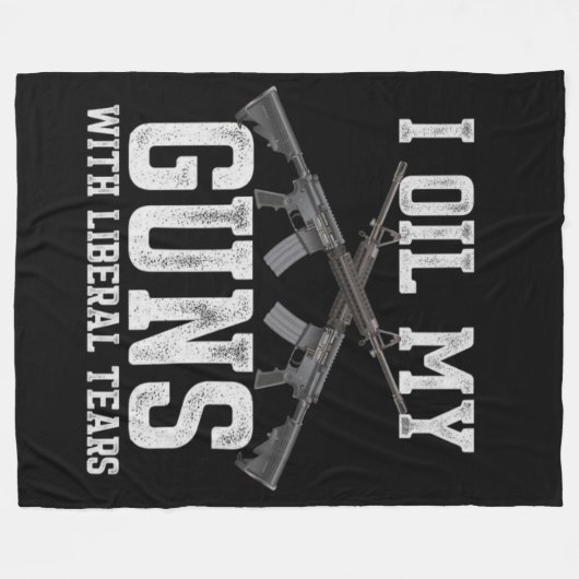 LIBERALE TEARS FLEECEDECKE (Vorderseite (Horizontal))