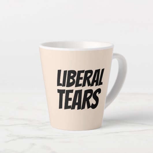 LIBERALE TEARS LATTE KAFFEE TASSE (Rechte Ecke)