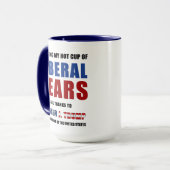 Liberale Tränen 47. Präsident - 15 oz. Mug Tasse (Vorderseite Links)