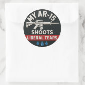 LIBERALE TRÄNEN AUFKLEBER (Tasche)