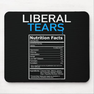 Liberale Tränen gegen Liberal Pro Trump Republikan Mousepad