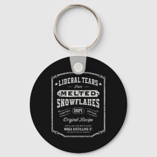 Liberale Tränen schmolzen Schneeflocken Vintage Wh Schlüsselanhänger