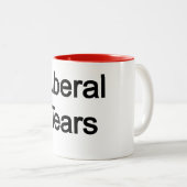 Liberale Tränen Zweifarbige Tasse (VorderseiteRechts)