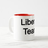Liberale Tränen Zweifarbige Tasse (Vorderseite Links)