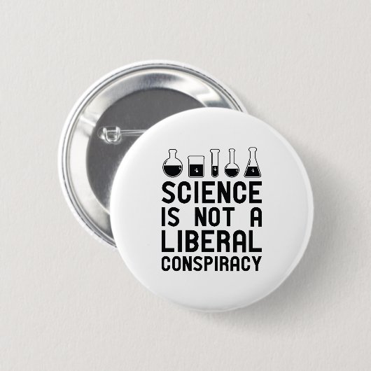 Liberale Verschwörung Button (Vorne & Hinten)