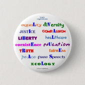Liberale Werte Button (Vorderseite)