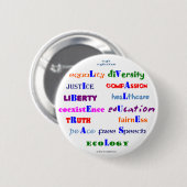 Liberale Werte Button (Vorne & Hinten)