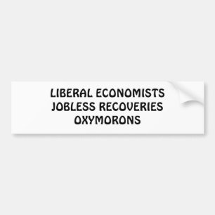 LIBERALE WIRTSCHAFTSWISSENSCHAFTLER-ARBEITSLOSE AUTOAUFKLEBER