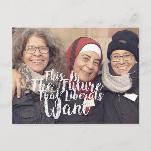 Liberale Zukunft 3 Postkarte (Vorderseite)