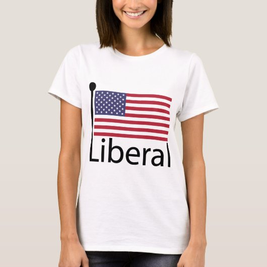 Liberaler Amerikaner T-Shirt (Vorderseite)
