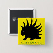 Liberaler Porcupine Button- M4 Button (Vorne & Hinten)