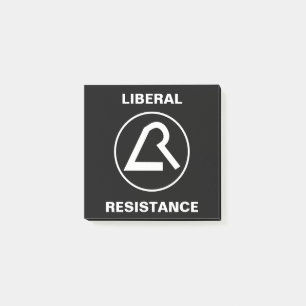 Liberaler Widerstand Post-it Klebezettel