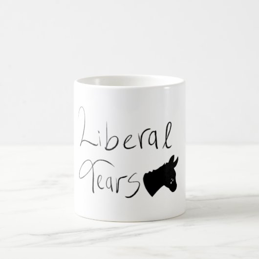Liberaler zerreißt 11oz mit Esel Kaffeetasse (Mittel)