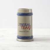 Liberaler zerreißt Bier Stein Bierglas (Mittel)
