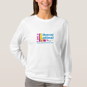 Liberales Latina plus Größe T-Shirt