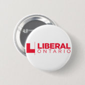 Liberales Ontario-Party-Logo Button (Vorne & Hinten)