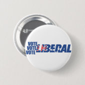 Liberales Party von Australien Button (Vorne & Hinten)