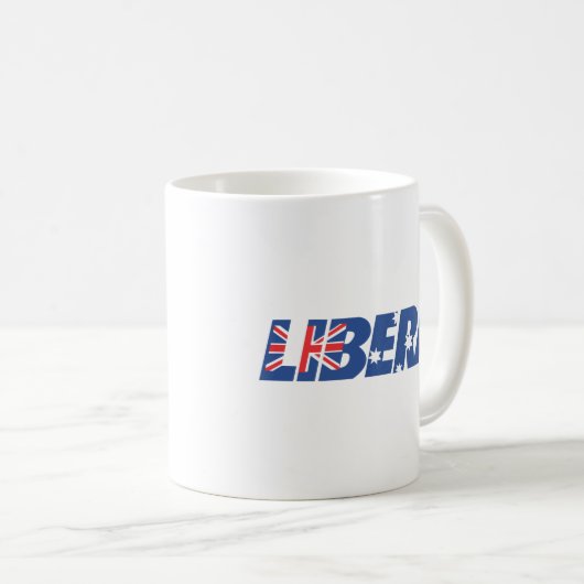 Liberales Party von Australien Kaffeetasse (VorderseiteRechts)
