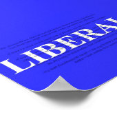 Liberales Poster (Ecke)