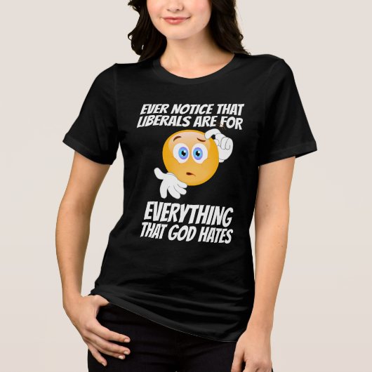 LIBERALISMUS = ALLES, WAS GOTT T - SHIRT HAT (Vorderseite)