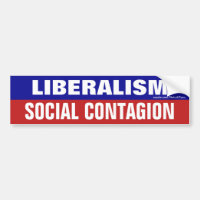 Liberalismus ist Autoaufkleber der sozialen Anstec