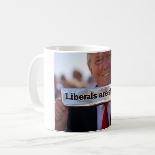 Liberalismus ist dumm kaffeetasse (Vorderseite Links)