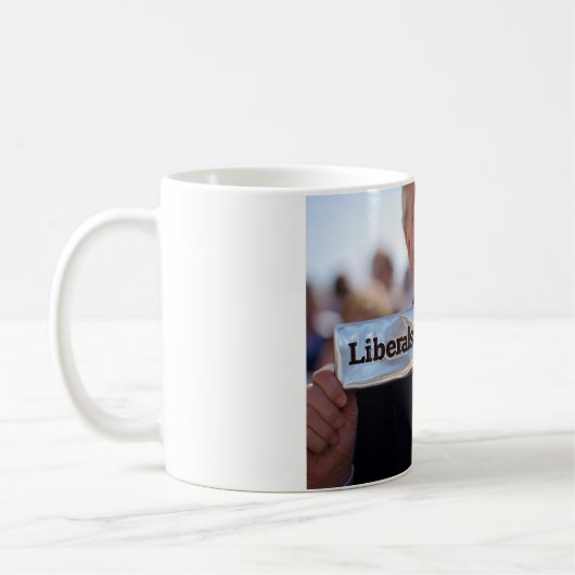 Liberalismus ist dumm kaffeetasse (Links)