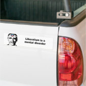Liberalismus ist eine Geistesstörung Autoaufkleber (Auf Lkw)
