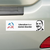 Liberalismus ist eine Geistesstörung Autoaufkleber (Auf Auto)