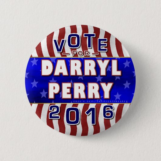 Liberalist 2016 Darryl Perry-Präsidenten-Wahl Button (Vorderseite)