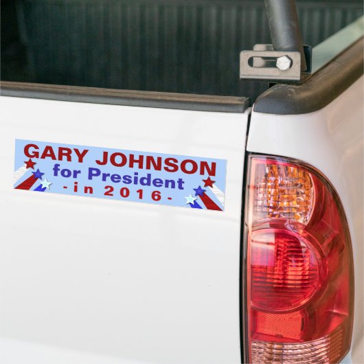 Liberalist 2016 Gary-Johnson Präsidenten-Wahl Autoaufkleber (Auf Lkw)