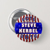 Liberalist 2016 Steve-Kerbel Präsidenten-Wahl Button (Vorne & Hinten)