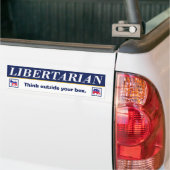 Liberalist - denken Sie außerhalb Ihres Autoaufkleber (Auf Lkw)