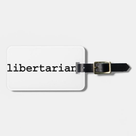 Liberalist Gepäckanhänger (Vorderseite horizontal)