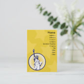 Liberalist - mollig visitenkarte (Stehend Vorderseite)