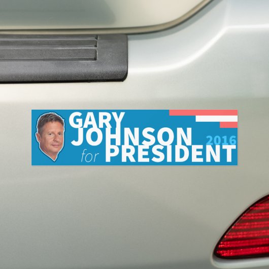 Liberalist-Präsident 2016 Garys Johnson Autoaufkleber (Auf Auto)