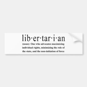 Liberalistische Definition Autoaufkleber