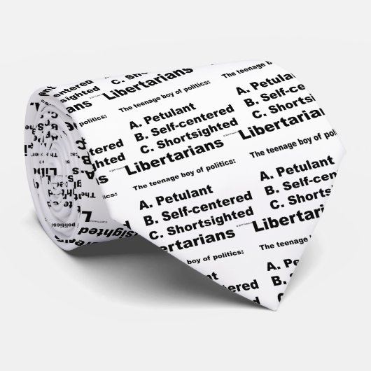 Liberalistische Definition Krawatte (Gerollt)