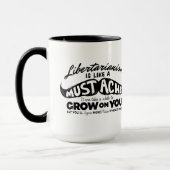 Liberalistische Schnurrbart-Tasse Tasse (Links)
