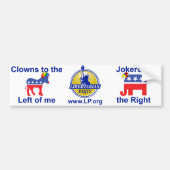 Liberalistischer Autoaufkleber (Vorne)