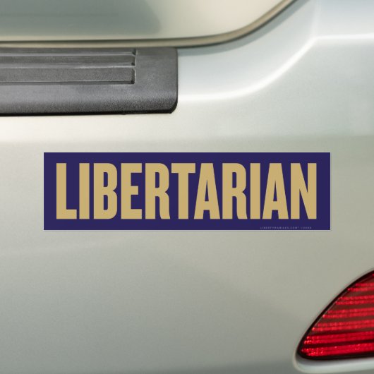 Liberalistischer Autoaufkleber (Auf Auto)