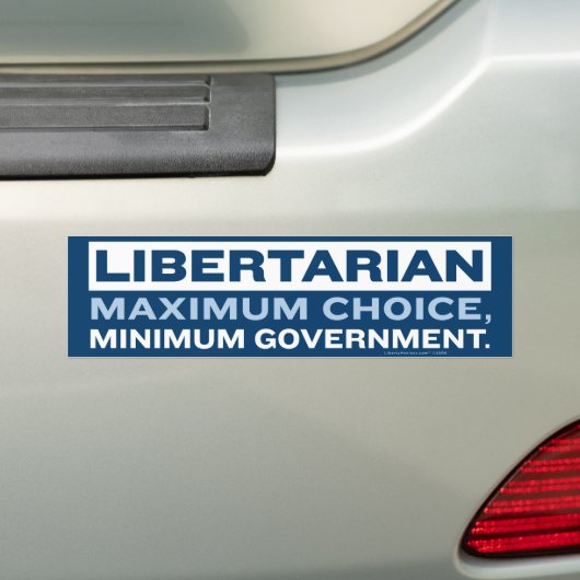 Liberalistischer Autoaufkleber (Auf Auto)