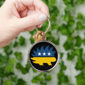 Liberalistisches Party-Stachelschwein-Logo-große Schlüsselanhänger (Hand)