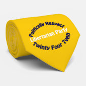 Liberalistisches Party - Twinty Foor 7ven Krawatte (Gerollt)