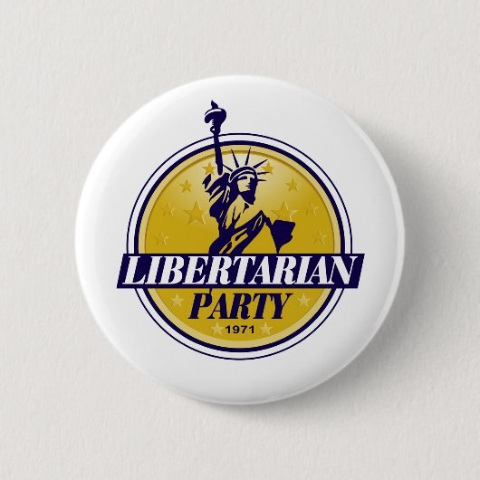 Liberalistisches politisches Party-Logo Button (Vorderseite)